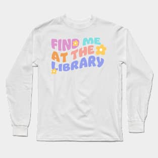 Library girl Long Sleeve T-Shirt